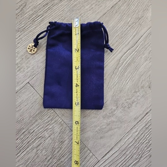 Tory Burch Purple Velvet with Gold Hardware Jewelry Pouch - Picture 6 of 6